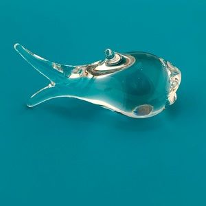 Paperweight crystal fish SPODE.